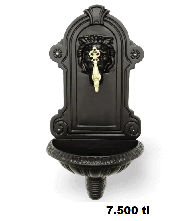 12  DÖKÜM ÇEŞMÖE DUVARA MONTE